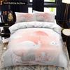 Animal Elephant Cartoon Kids Duvet Cover Queen King Twin Size Bedding Set Wildlife Comforter Cover 2/3pcs Polyester Quilt Cover