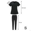 Elastic Waist Scrub Set for and Jogging, Featuring Soft Breathable Design Medical