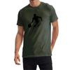 Creative Skull Play Ball Pattern Print Short Sleeve T-shirt Summer Comfortable Fashionable Breathable Casual Versatile Sports Men's Cotton T-shirt