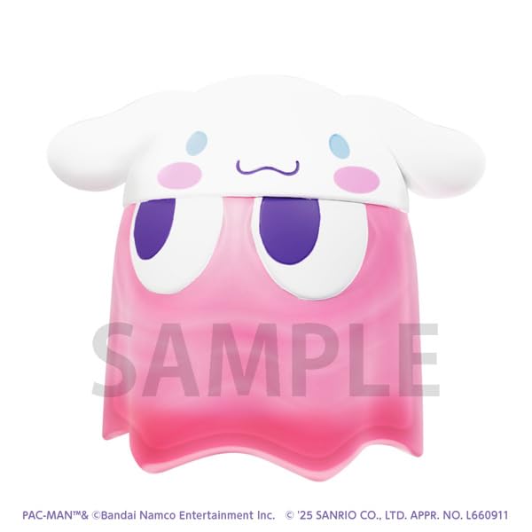 MegaHouse X Sanrio Characters Chibi Collect Figure 2 Clear Color Approximately 33mm PVC Painted Finished Figure Pac-Man Vol. Ver. (BOX)