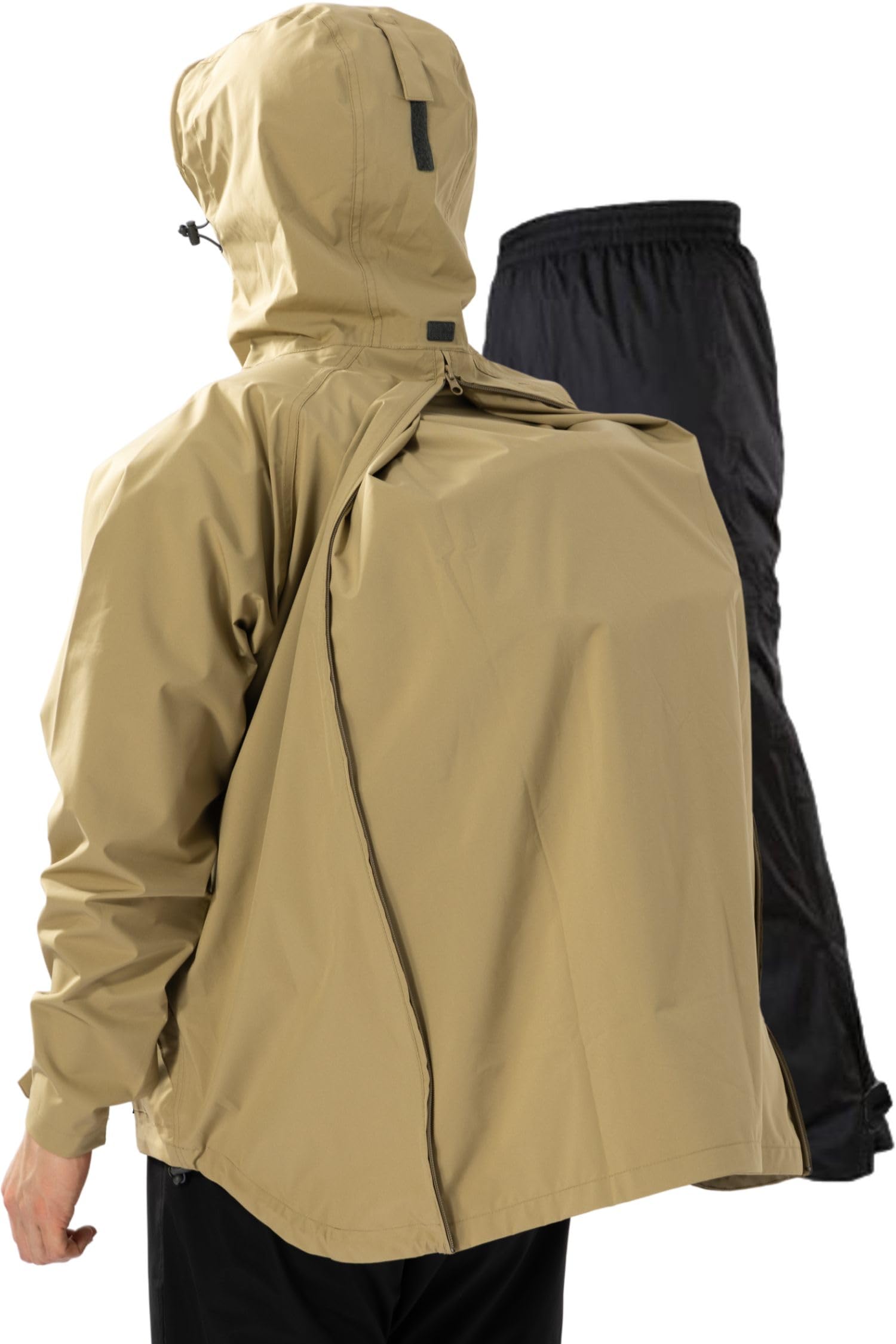 

Водонепроницаемый дождевик Benke и сохраняет рюкзаки идеальным для и мотоциклов Размер Мужской (Верх Низ) - Сухо, Велоспорт, Пеший туризм, Рыбалка, (Бежевый, L) бежевый