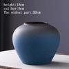 High Grade Ceramic Vase, Flower Arrangement, Frosted, Blue, Living Room, Bedroom, Dining Room, Study Room, Table Top Decor, 1Pc