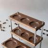 Espresso Tamping Stand Space-Saving Coffee Tool Holder Wood for Café, Baristas