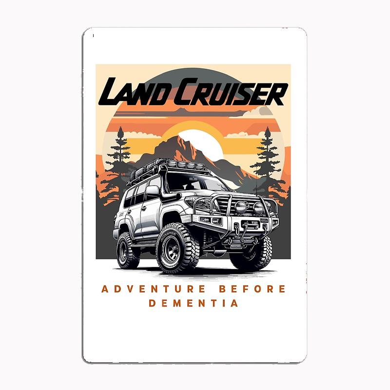 Classics Car Series Best Land Cruiser 4wd Retro Poster Metal Sign Garage Club Indoor Room Wall Decor Custom Tin Home Decor