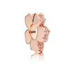 Floral Edge Inlay Design Jewelry Accessories Women Jewelry Rose-Gold 787042NPR