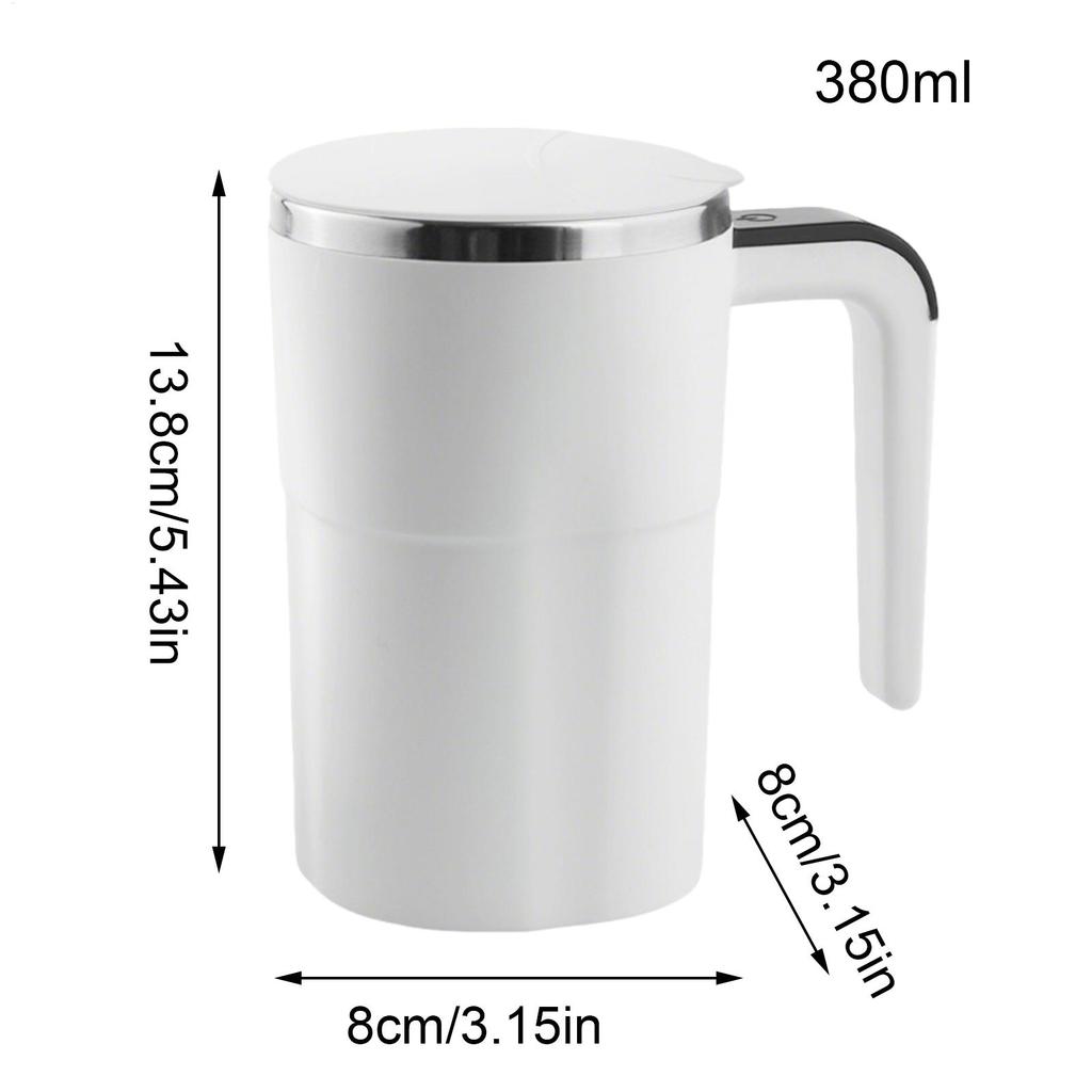 Self Stirring Coffee Mug - Rechargeable Automatic Electric Stirrer for Coffee, Milk, Hot Chocolate, Cocoa and Beverages