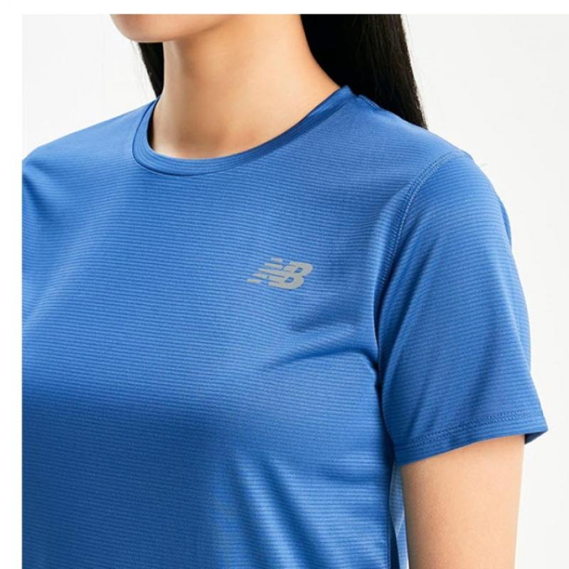 New Balance Short Sleeve Tee Rqk Nbnee2p222 50 Women Running Short Sleeve Tee