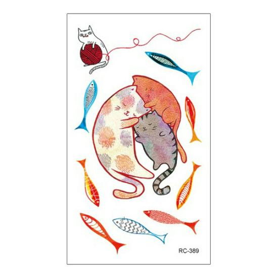 Waterproof Long-lasting Cute Peacock Feather Temporary Tattoo Stickers for Women
