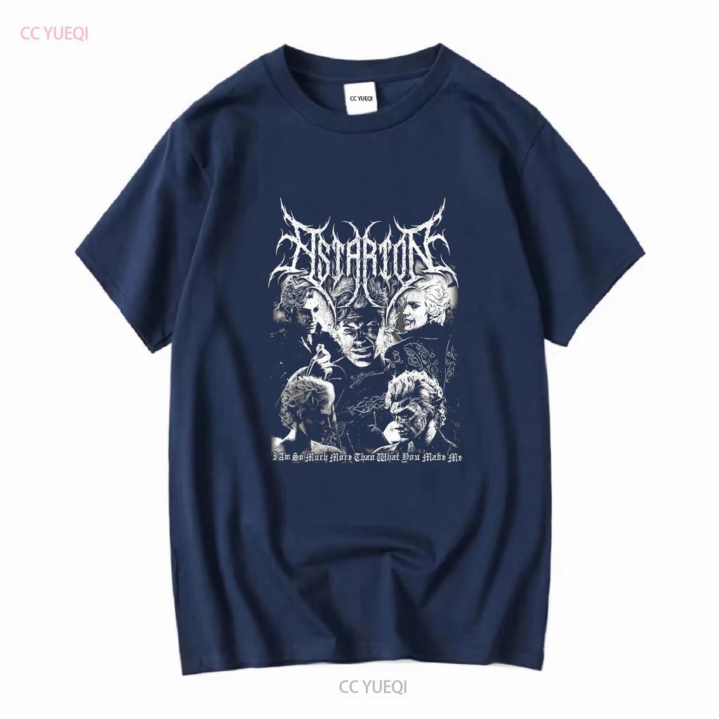 Limited Astarion Black Metal Vintage T Shirt For Women and Man long or short sleeves vintage Washed Unisex Soft Slightly