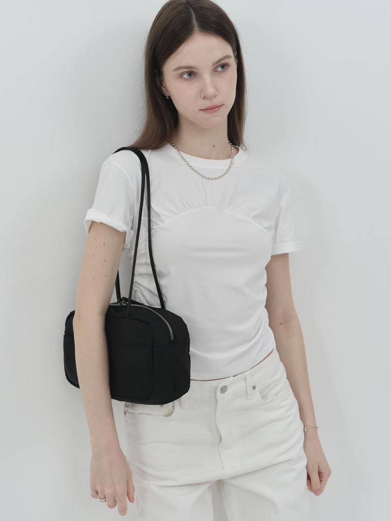 Beirut Geek Nylon Boston Bag Black