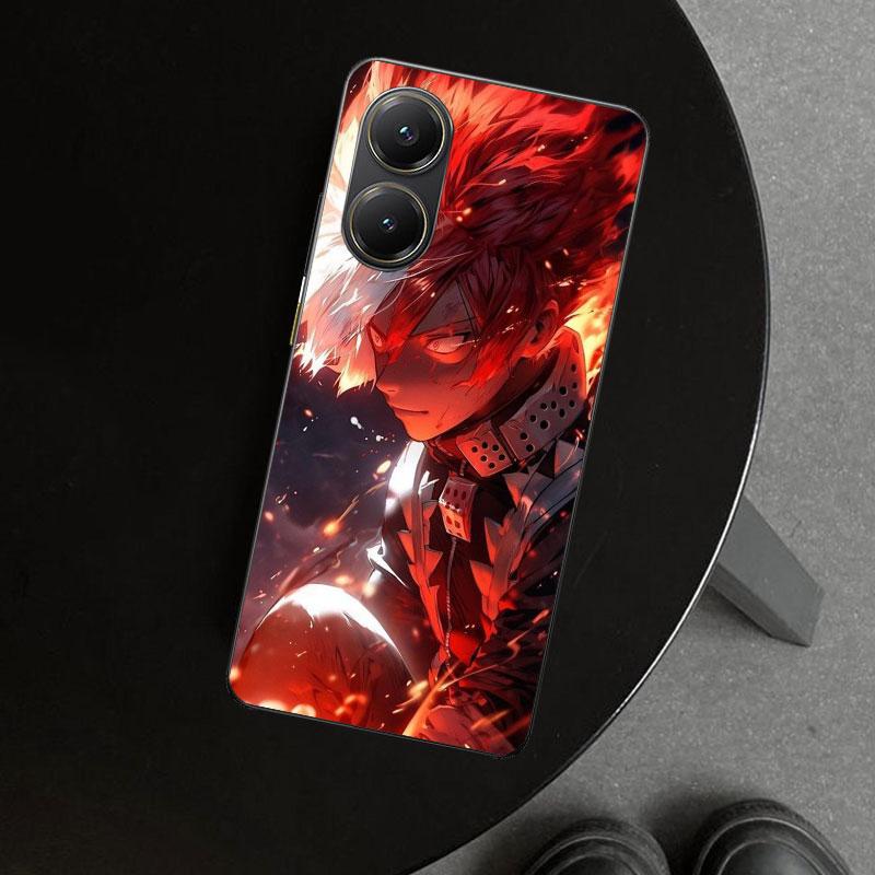 Todoroki Shoto MHA My Hero Phone Case Cover for Xiaomi Poco X6 X5 X7 Pro F7 Ultra Redmi 15C 15 13C 13 12C 12 10C 10 10A 9C 9A 9T