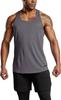 Tesla Tank Top Set Sleeveless Singlet Shirts for Strength Cool and Racerback Track Plus Sizes Men's 3-Piece [UV Protection, Sweat-Wicking,