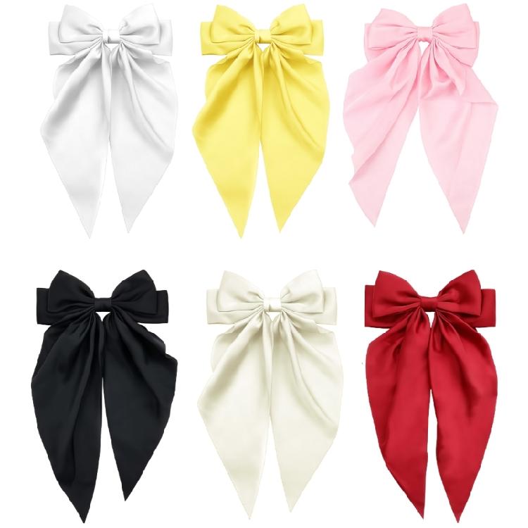3pcs Fashionable Big Bowknot Hair Clip For Women Girls Elegant Ribbon Hair Accessory Perfect For Special Occasion