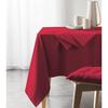 Nappe rectangle coton recycle 140 x 240 cm Mistral bordeaux