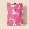 Morandi Color Blanket Abstract Botanical Graffiti Design Scandinavian Minimalist Sofa Blanket Cafe Home Dual Purpose