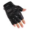 Half Finger Leather Gloves Men and Women Outdoor Fitness Cycling Motorcycle Outdoor Shock Absorption Sports Performance Motorcycle Leather Gloves