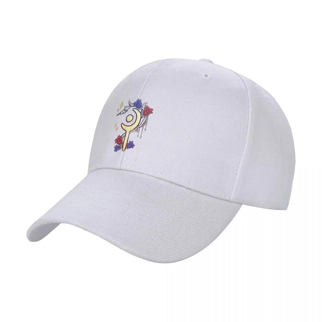 White Mage Icon FFXIV Baseball Cap Hard Hat Winter Hats for Unisex Gentleman Hat Fishing Caps Man Baseball For Unisex Women's