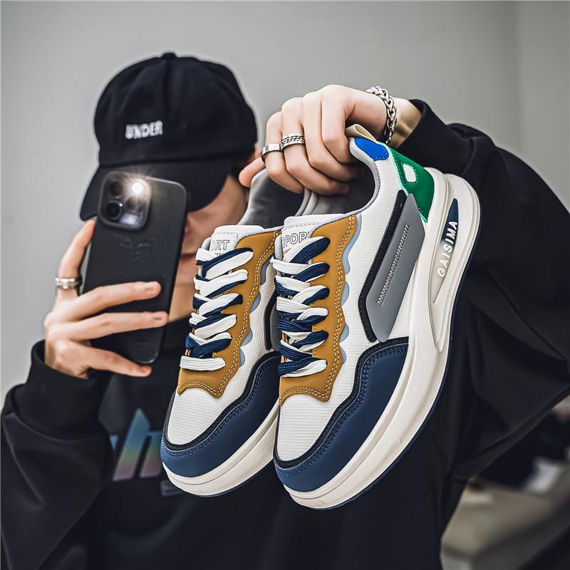 Neue Mode Herren Vier Jahreszeiten Bequeme Schuhe Studenten Männlich Jungen Trendige Weiche Sohle Atmungsaktive Lässige Lauf-Sneaker