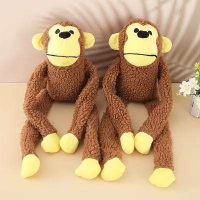 Cute Big Mouth Monkey Plush Dog Toy Simulation Monkey Design Long Leg Monkey Dog Toy