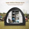 200*80*165CM Outdoor Foldable Bicycle Shed Storage Shed, with Spare Poles Rain Bands Can Accommodate 1 To 1 Bicycle Waterproof