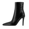 Fashion Kaky's new slim high heeled pointed short boots, oversized women's boots 44 45 46