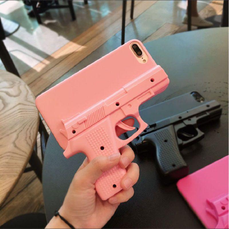 Neue spezielle einzigartige coole 3D-Pistolenform-Pistolenhülle für iPhone 7 Plus mit hochwertigen Materialien