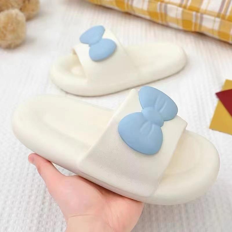 Slippers women wear cute cartoon thick bottom super soft indoor home bathing non-slip and cool slippers women in summer