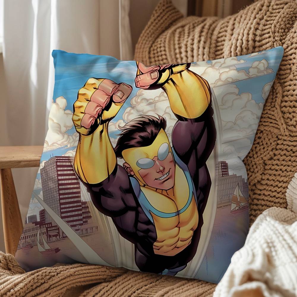 game Conquest MMark Invincible Print Throw Pillow Cover cm Square Cushion Case for Living Room Bedroom Decor
