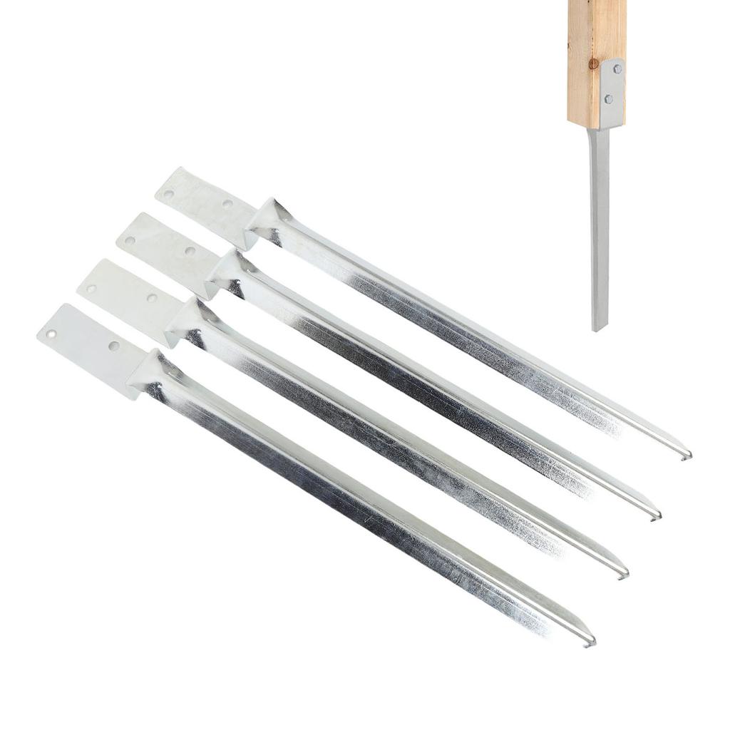 Zaunpfostenanker Verzinkter Stahl Multifunktional Briefkasten Zaunpfostenspitze für Außenschaukel