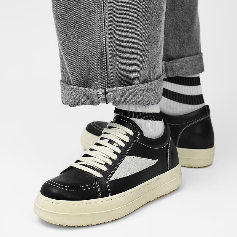 Fashion Lace-Up Male Comfortabl Elevator Shoes Men Classic Business Casual Shoes Leather Mens Sneakers All-match Vulcanize Men Shoes