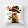 Cartoon Katze Tier Sofa Dekorative Kissenhülle Kissen Kissenbezug Polyester 45*45 Zierkissen Heimdeko Kissenbezug