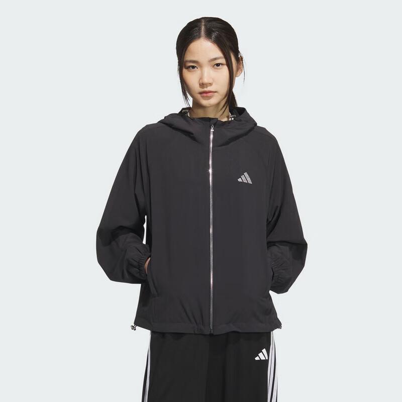 Adidas Women s ALL DAY WV Hooded Jacket A/M