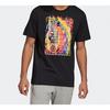 adidas Originals Adiprene Vintage Print Sports Short Sleeve T-Shirt Men Tops Black GD5996