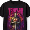 Templar Knight Crusader Gothic Medieval Warrior Unisex TShirt