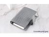 Portable Crocodile Pattern Leather Notebook with Card & Cash Slots