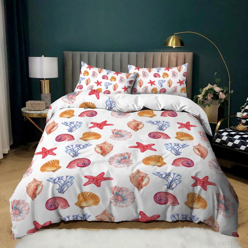 New Cartoon Small Fresh Printing Three-Piece Unicorn Kit Quilt Cover Bedding
