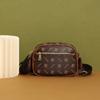 Bag Women's Summer Versatile New Trend High-end Soft Leather Multi-layer Shoulder Bag Messenger Bag Mobile Phone Bag