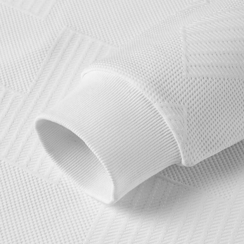 MONTAGUT Men's Autumn Casual Jacquard Round Neck Sweatshirt