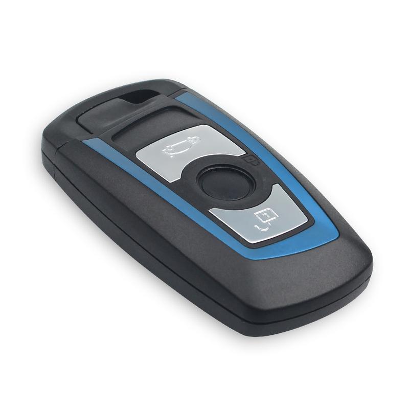 KEYYOU For BMW CAS4 F 3 5 7 Series E90 E92 E93 X5 F10 F20 F30 F40 Fob 3/4 Buttons Smart Remote Car Key Shell Case Blank Cover