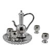 1:12 Cești în miniatură lucioasă Farfurie ceainic Set de ceai Model de simulare Accesorii pentru păpuși