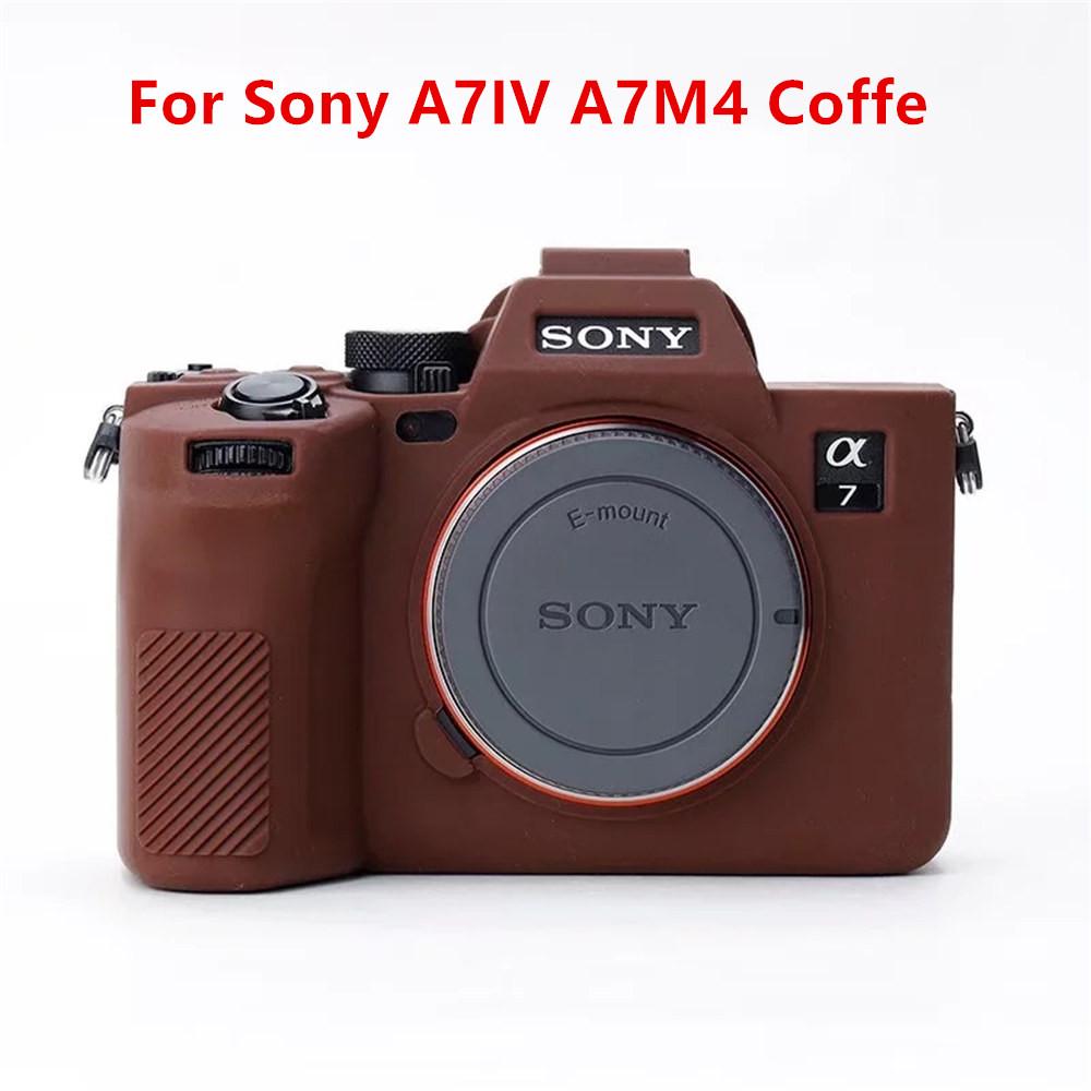 Soft Silicone Armor Camera Body Case For Sony A7R5 A7R4 A7M4 A7R3 A7R2 A7S2 A72 ZVE10 ZV1F ZV1F M2 Protective Rubber Cover