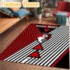 Custom Name AFC Bournemouth Rug Office Rug Chair Mat Non Slip Carpet Rugs for Bedrooms Dining Room Living Room Home Decor gifts