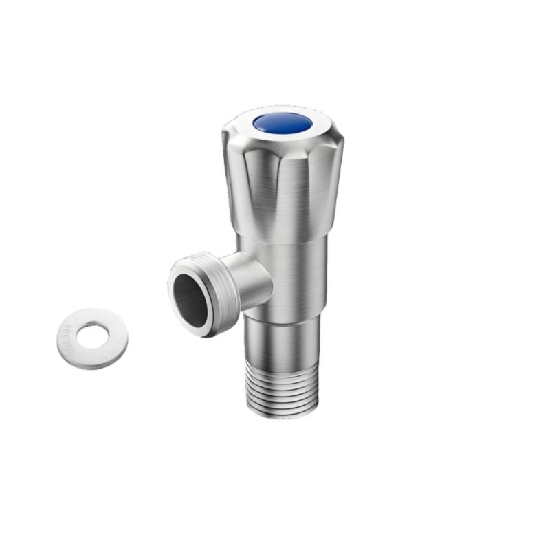 Regulable Flows Stainless Steel Angle Valves Elongated Precise Water Control Wall Mount Bath Fixtures Installation