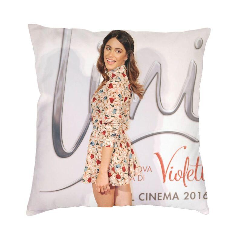 Martina Stoessel Model Cushion Cover for Sofa Soft TINI Argentine Singer And Composer Throw Pillow Case Bedroom Pillowcase