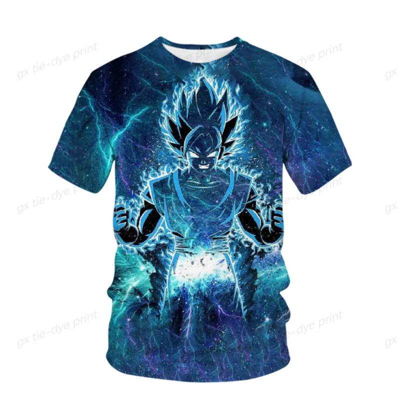 Dragon Ball Z Graphic Print 3D Summer Short Sleeve T-Shirt Top Hot Selling Cool Super Adult T-Shirt Goku