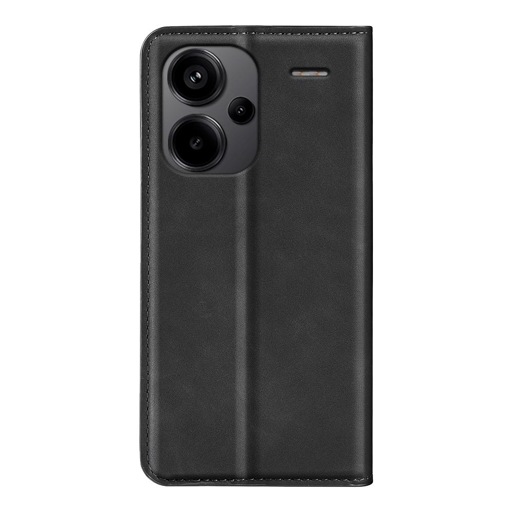 For Xiaomi Redmi Note 13 Pro+ 5G Case PU Leather Skin-touch Phone Wallet Cover