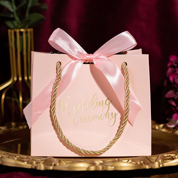 Cross-Border Wedding Favor Gift Bag - Creative Fresh White Candy Box Packaging