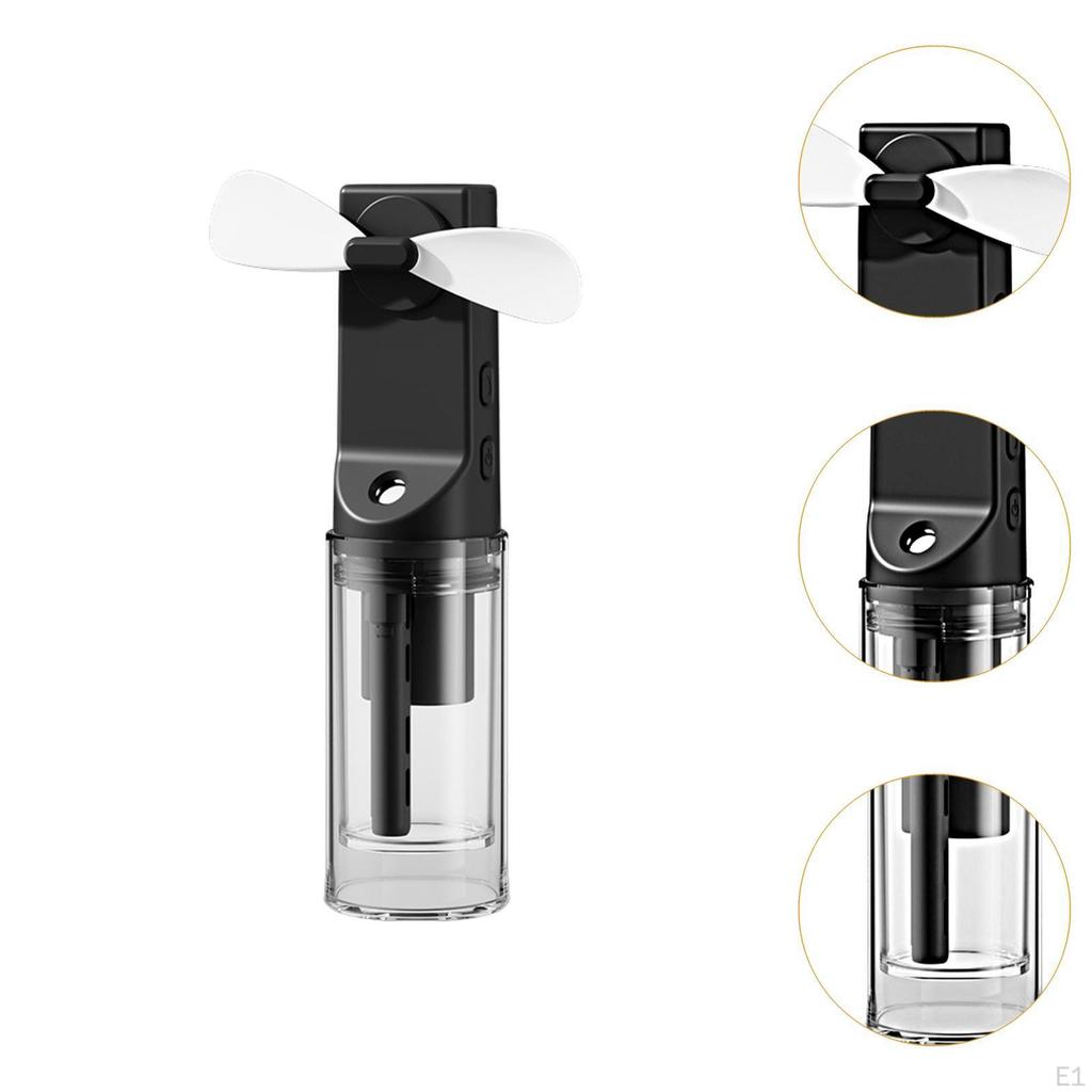 Handheld Water Mist Fan with Tank for Outdoor Use