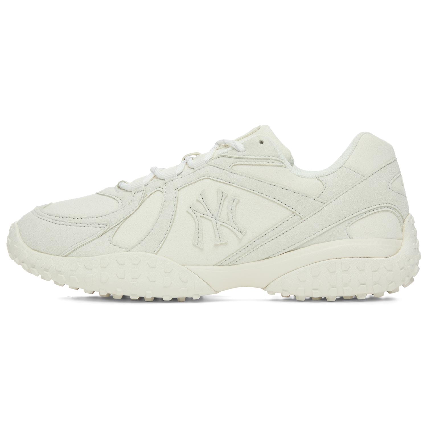 

MLB New York Yankees Synthetic Leather Slip Resistant Lightweight Height Increasing Low top Skateboard Shoes Unisex Sneakers 3ASXT015N-50GRL 38 світло-сірий колір