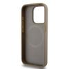 Dkny Dkhmp15Lpsospw Iphone 15 Pro6.1 Brązowy/Brown Hardcase Leather Printed Pattern Metal Logo Magsafe